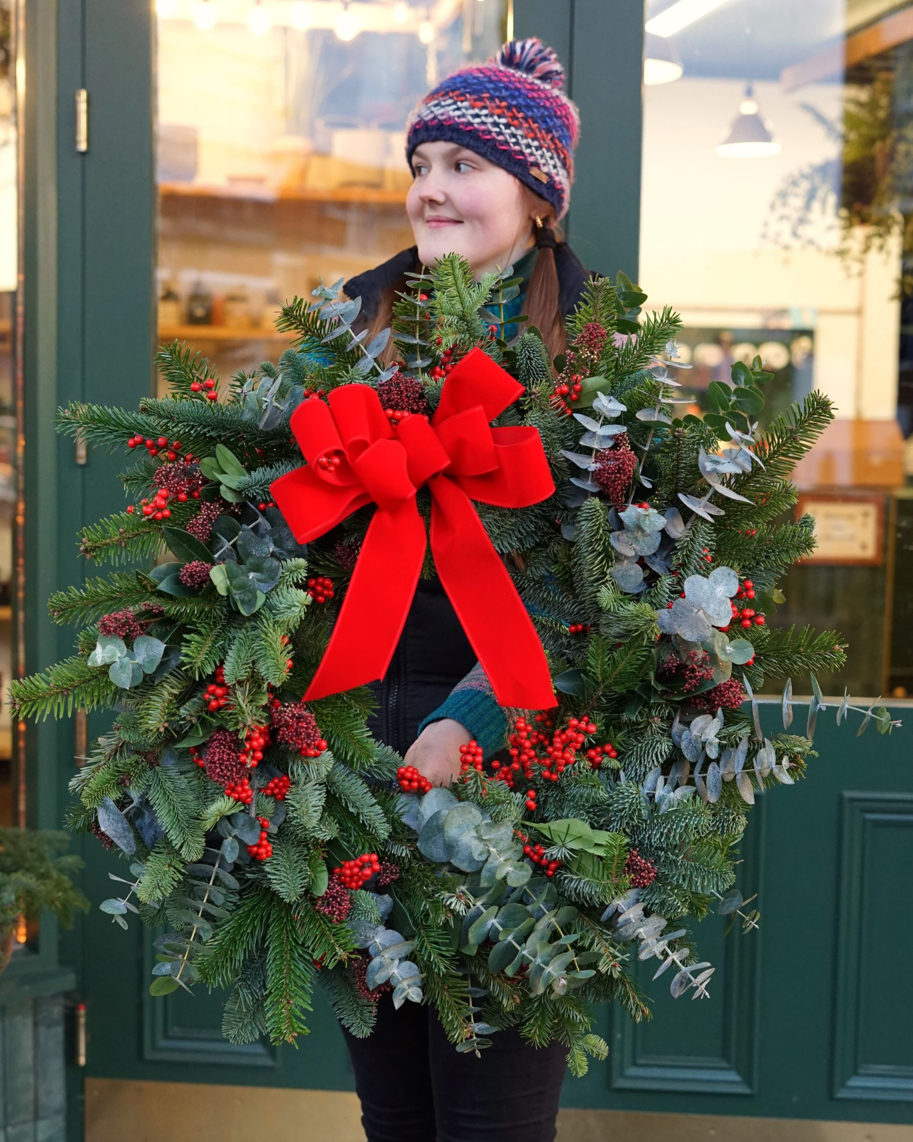 Luxury Eucalyptus and Berries Wreath