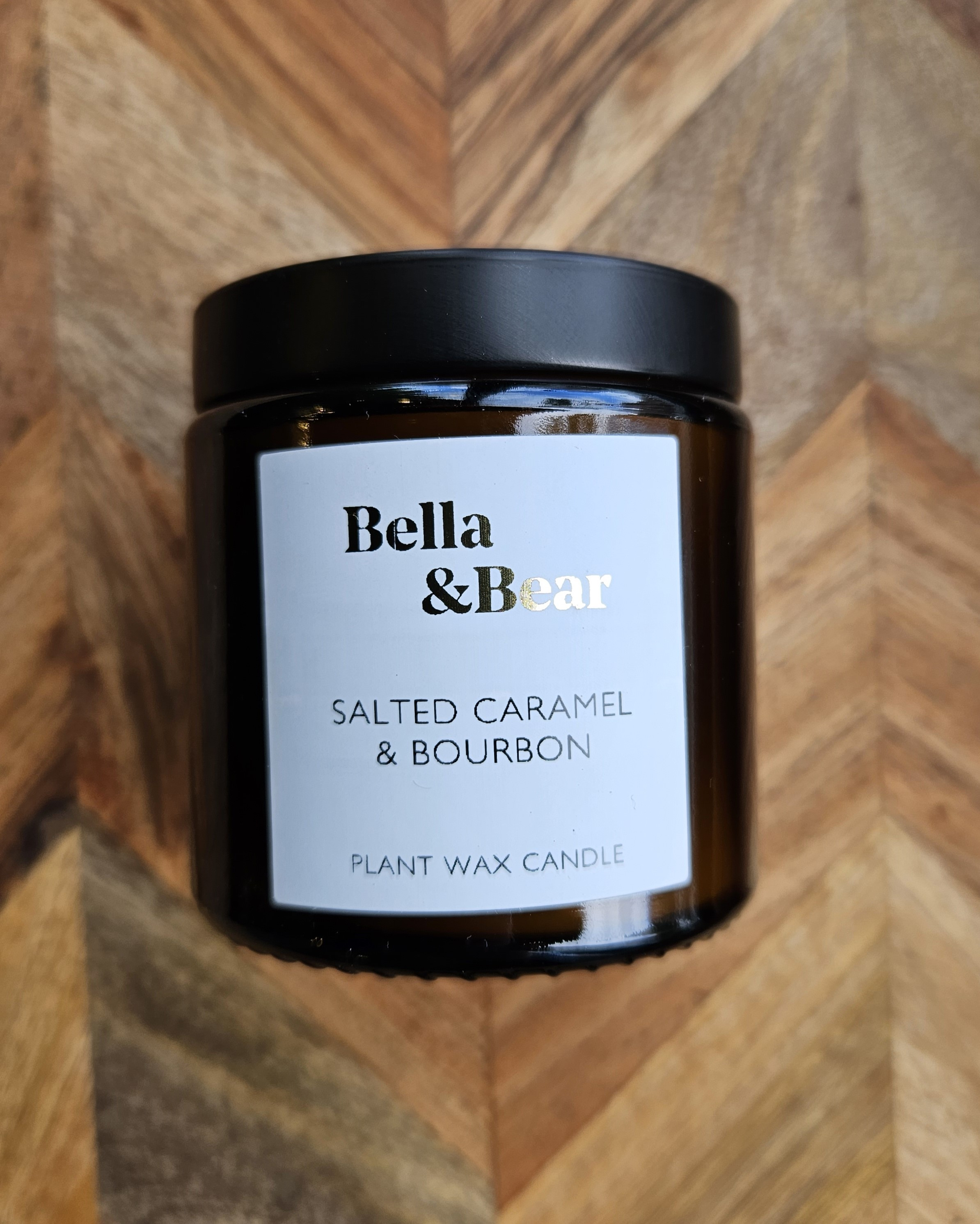 Salted Caramel & Bourbon Scented Candle