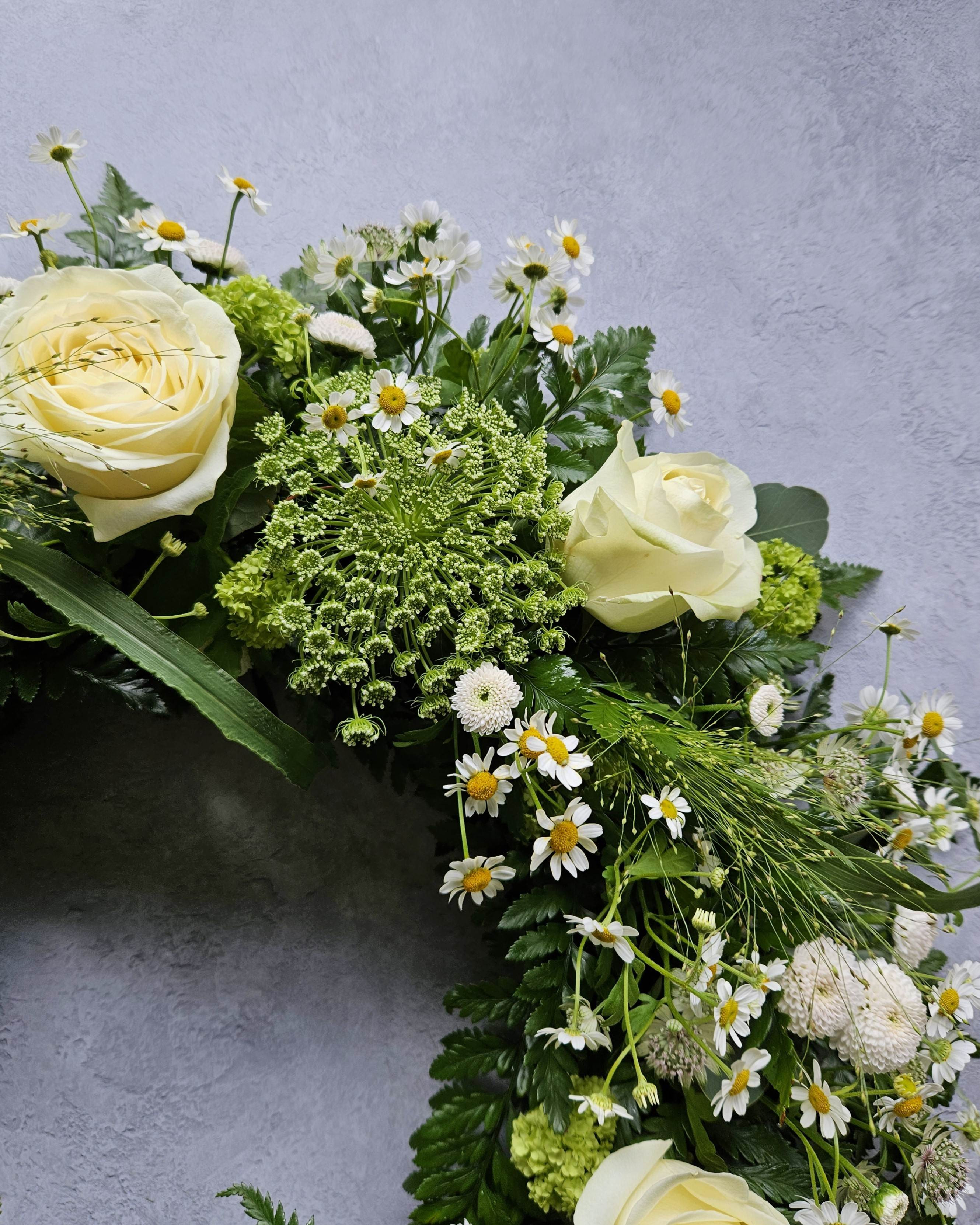 White Spring Wreath