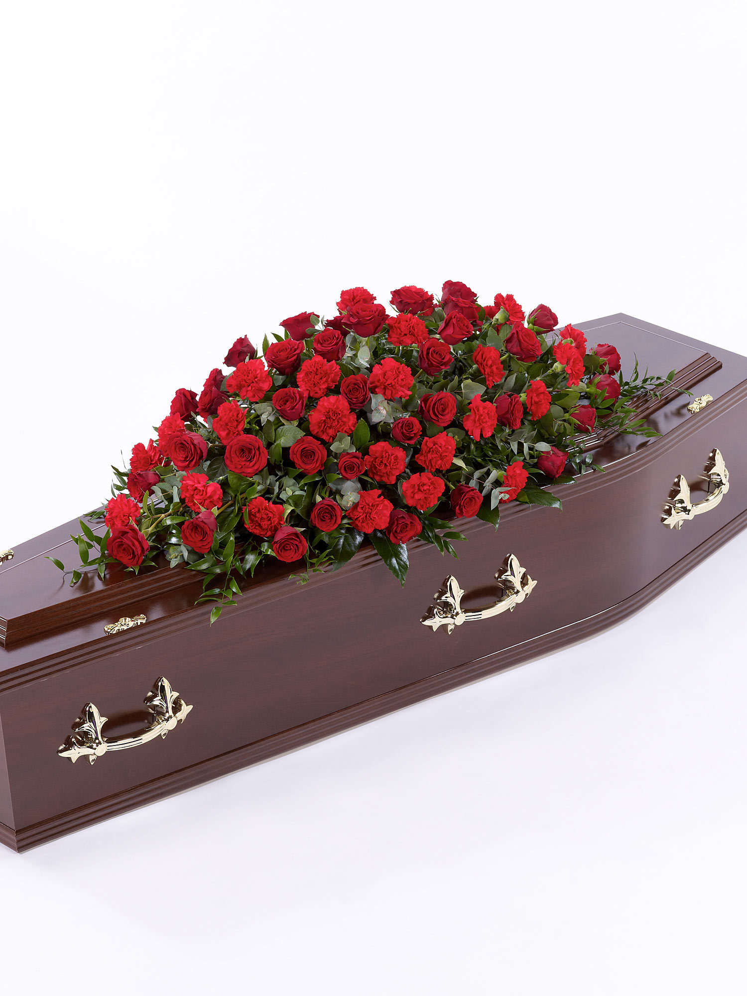 Rose and Carnation Casket Spray