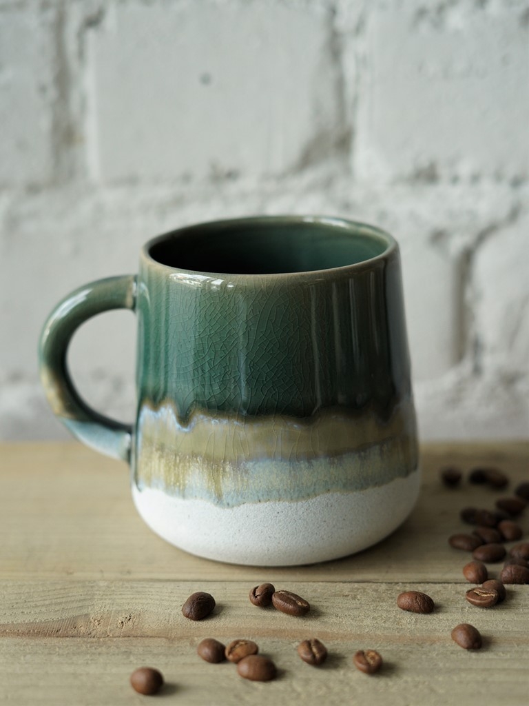 Green Ombre Glaze Mug